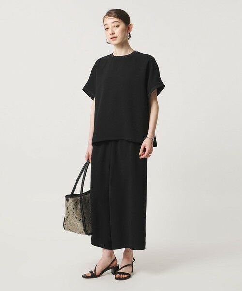 UNITED ARROWS / ユナイテッドアローズ ショート・ハーフ・半端丈パンツ | COMFY クロップド ワイドパンツ ‐防汚 UVカット ウォッシャブル‐ | 詳細3