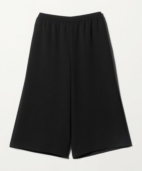 UNITED ARROWS / ユナイテッドアローズ ショート・ハーフ・半端丈パンツ | COMFY クロップド ワイドパンツ ‐防汚 UVカット ウォッシャブル‐（BLACK）