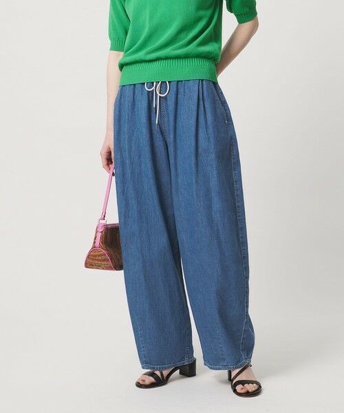 UNITED ARROWS / ユナイテッドアローズ デニムパンツ | ステッチ デニム カーブパンツ | 詳細1