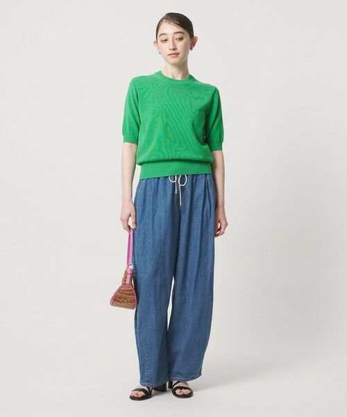 UNITED ARROWS / ユナイテッドアローズ デニムパンツ | ステッチ デニム カーブパンツ | 詳細2