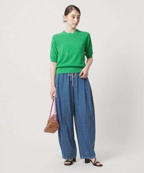 UNITED ARROWS / ユナイテッドアローズ デニムパンツ | ステッチ デニム カーブパンツ | 詳細3