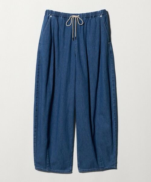 UNITED ARROWS / ユナイテッドアローズ デニムパンツ | ステッチ デニム カーブパンツ（COBALT）