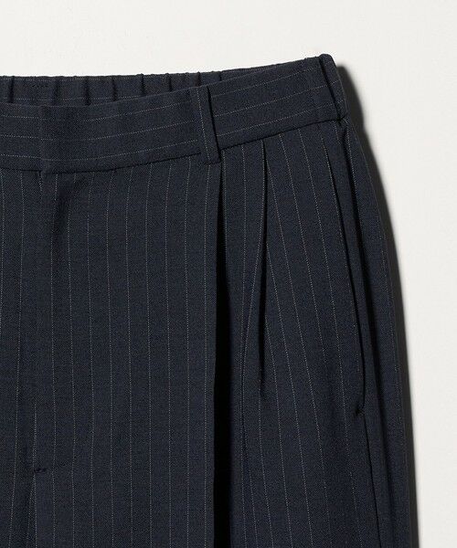 UNITED ARROWS / ユナイテッドアローズ スラックス・ドレスパンツ | Spiree ストライプ ワイドパンツ ‐ウォッシャブル‐ | 詳細16