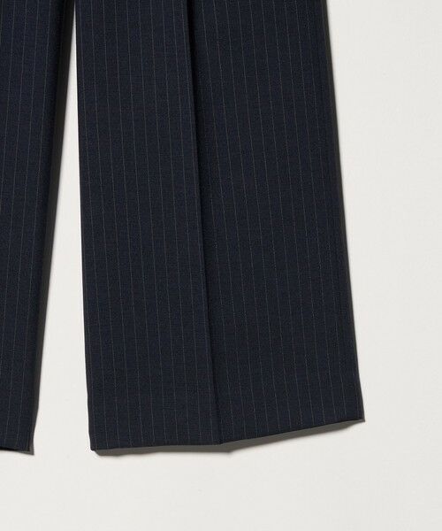 UNITED ARROWS / ユナイテッドアローズ スラックス・ドレスパンツ | Spiree ストライプ ワイドパンツ ‐ウォッシャブル‐ | 詳細9
