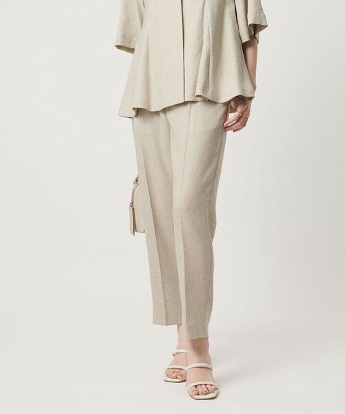 UNITED ARROWS / ユナイテッドアローズ スラックス・ドレスパンツ | Spiree IAS タック テーパードパンツ ‐UVカット 接触冷感 ウォッシャブル‐ | 詳細1
