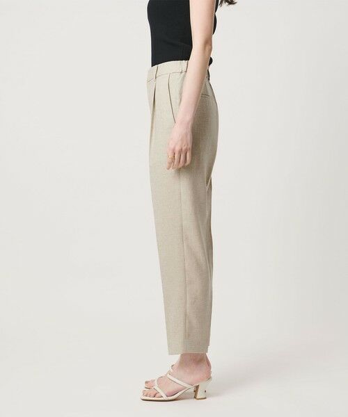 UNITED ARROWS / ユナイテッドアローズ スラックス・ドレスパンツ | Spiree IAS タック テーパードパンツ ‐UVカット 接触冷感 ウォッシャブル‐ | 詳細4