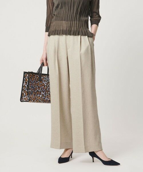 UNITED ARROWS / ユナイテッドアローズ スラックス・ドレスパンツ | Spiree IAS 2タック ワイドパンツ ‐UVカット 接触冷感 ウォッシャブル‐ | 詳細1