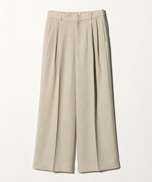 UNITED ARROWS / ユナイテッドアローズ スラックス・ドレスパンツ | Spiree IAS 2タック ワイドパンツ ‐UVカット 接触冷感 ウォッシャブル‐（NATURAL）