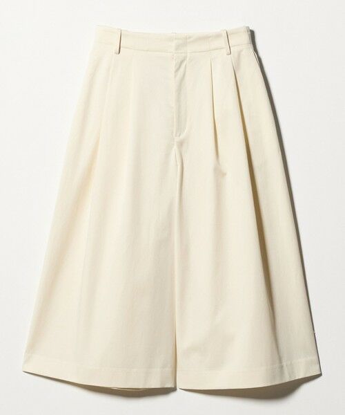 UNITED ARROWS / ユナイテッドアローズ ショート・ハーフ・半端丈パンツ | ギャバ クロップド パンツ(OFF WHITE)