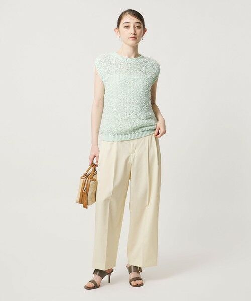 UNITED ARROWS / ユナイテッドアローズ ショート・ハーフ・半端丈パンツ | タック テーパード クロップド パンツ | 詳細2