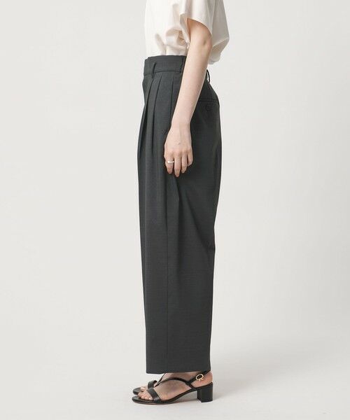 UNITED ARROWS / ユナイテッドアローズ ショート・ハーフ・半端丈パンツ | タック テーパード クロップド パンツ | 詳細10