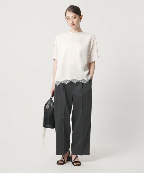 UNITED ARROWS / ユナイテッドアローズ ショート・ハーフ・半端丈パンツ | タック テーパード クロップド パンツ | 詳細8