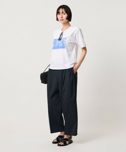UNITED ARROWS / ユナイテッドアローズ ショート・ハーフ・半端丈パンツ | タック テーパード クロップド パンツ | 詳細19