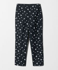 UNITED ARROWS / ユナイテッドアローズ ショート・ハーフ・半端丈パンツ | エンブロイダリー フラワー スリム テーパードパンツ ‐ウォッシャブル‐