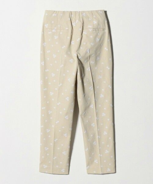 UNITED ARROWS / ユナイテッドアローズ ショート・ハーフ・半端丈パンツ | エンブロイダリー フラワー スリム テーパードパンツ ‐ウォッシャブル‐ | 詳細4