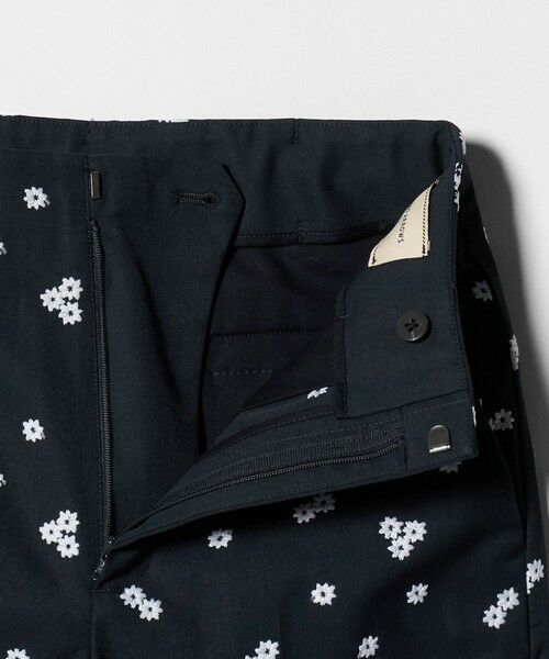 UNITED ARROWS / ユナイテッドアローズ ショート・ハーフ・半端丈パンツ | エンブロイダリー フラワー スリム テーパードパンツ ‐ウォッシャブル‐ | 詳細14
