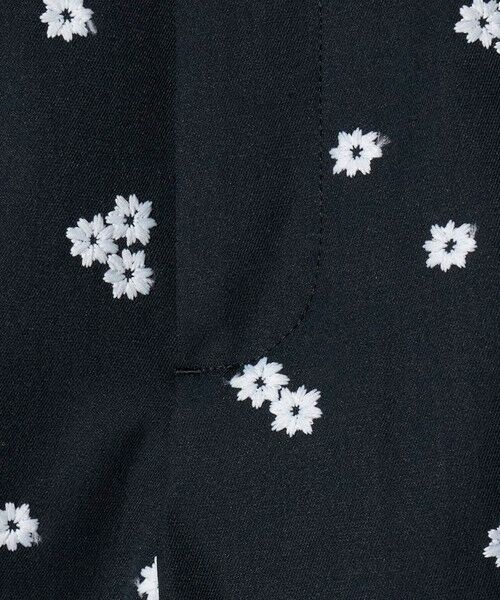 UNITED ARROWS / ユナイテッドアローズ ショート・ハーフ・半端丈パンツ | エンブロイダリー フラワー スリム テーパードパンツ ‐ウォッシャブル‐ | 詳細15