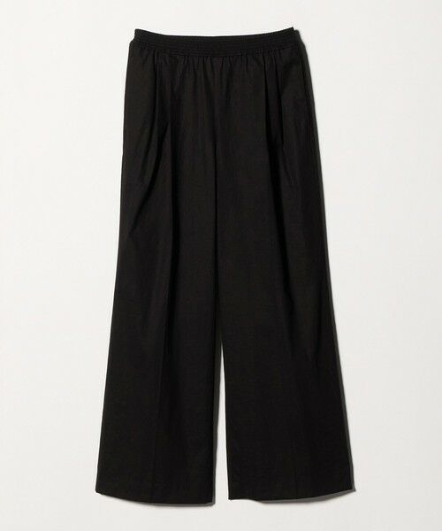 UNITED ARROWS / ユナイテッドアローズ スラックス・ドレスパンツ | NALYA リラックス ワイドパンツ ‐ウォッシャブル‐（BLACK）