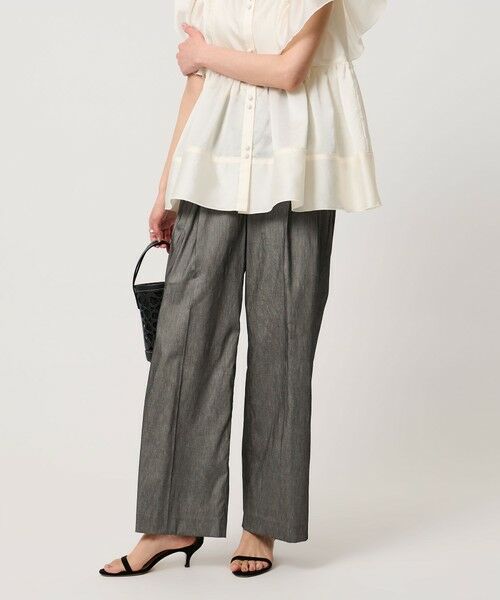 UNITED ARROWS / ユナイテッドアローズ スラックス・ドレスパンツ | NALYA リラックス ワイドパンツ ‐ウォッシャブル‐ | 詳細7