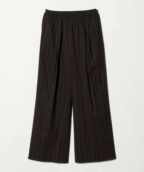 UNITED ARROWS / ユナイテッドアローズ スラックス・ドレスパンツ | NALYA リラックス ワイドパンツ ‐ウォッシャブル‐（DK.BROWN）