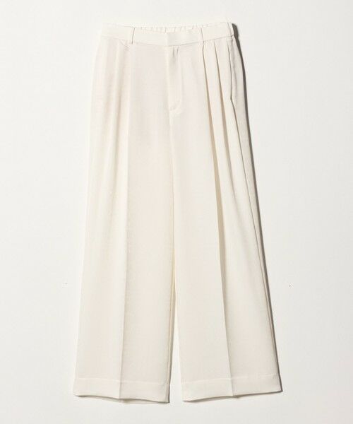 UNITED ARROWS / ユナイテッドアローズ その他パンツ | バンダナ 2タック ワイドパンツ ‐ウォッシャブル‐（OFF WHITE）