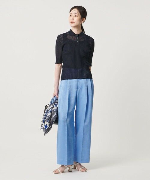UNITED ARROWS / ユナイテッドアローズ その他パンツ | バンダナ 2タック ワイドパンツ ‐ウォッシャブル‐ | 詳細10