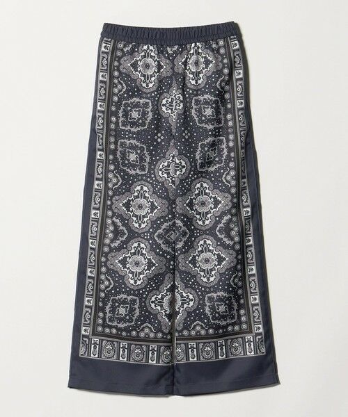 UNITED ARROWS / ユナイテッドアローズ その他パンツ | スカーフ プリント イージーパンツ ‐ウォッシャブル‐（NAVY）