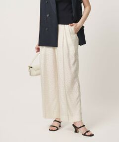 UNITED ARROWS / ユナイテッドアローズ スラックス・ドレスパンツ | ドット サテン 2タック ワイドパンツ