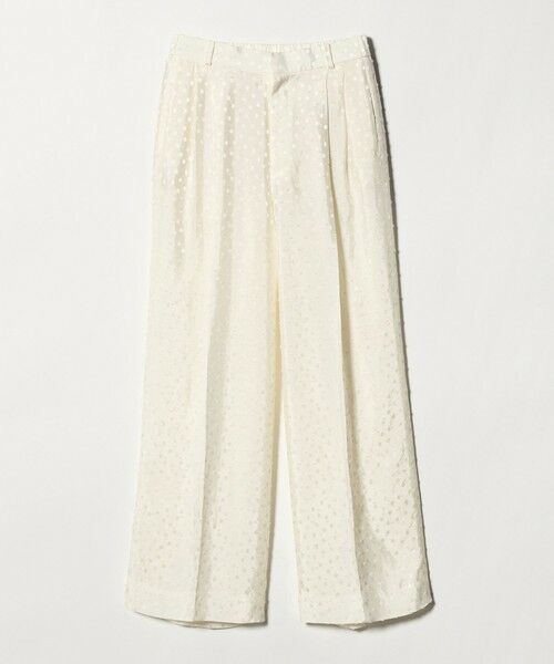 UNITED ARROWS / ユナイテッドアローズ スラックス・ドレスパンツ | ドット サテン 2タック ワイドパンツ | 詳細3