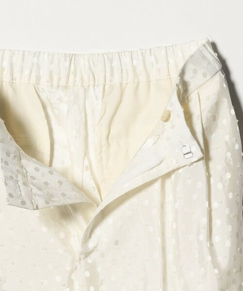 UNITED ARROWS / ユナイテッドアローズ スラックス・ドレスパンツ | ドット サテン 2タック ワイドパンツ | 詳細4