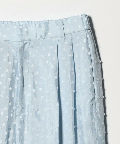 UNITED ARROWS / ユナイテッドアローズ スラックス・ドレスパンツ | ドット サテン 2タック ワイドパンツ | 詳細17