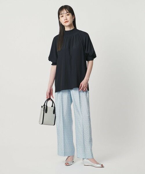 UNITED ARROWS / ユナイテッドアローズ スラックス・ドレスパンツ | ドット サテン 2タック ワイドパンツ | 詳細11