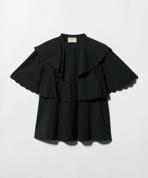 UNITED ARROWS / ユナイテッドアローズ シャツ・ブラウス | スカラップ フリル ブラウス ‐はっ水 UVカット 防しわ ウォッシャブル‐ | 詳細13