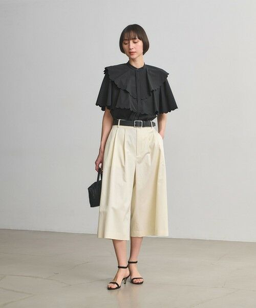 UNITED ARROWS / ユナイテッドアローズ シャツ・ブラウス | スカラップ フリル ブラウス ‐はっ水 UVカット 防しわ ウォッシャブル‐ | 詳細11