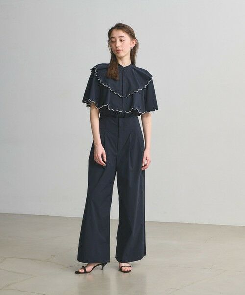 UNITED ARROWS / ユナイテッドアローズ シャツ・ブラウス | スカラップ フリル ブラウス ‐はっ水 UVカット 防しわ ウォッシャブル‐ | 詳細17