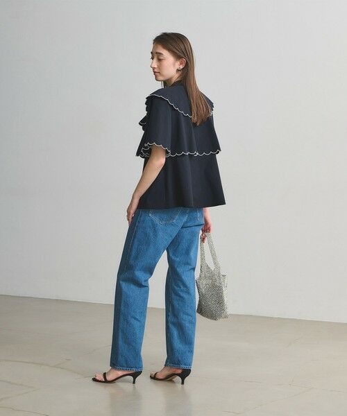 UNITED ARROWS / ユナイテッドアローズ シャツ・ブラウス | スカラップ フリル ブラウス ‐はっ水 UVカット 防しわ ウォッシャブル‐ | 詳細22