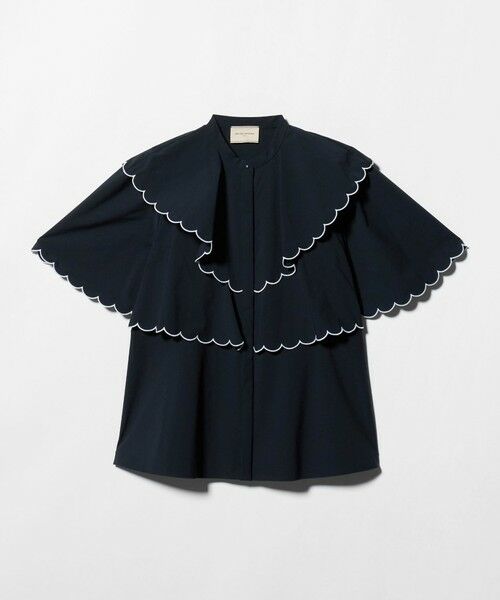 UNITED ARROWS / ユナイテッドアローズ シャツ・ブラウス | スカラップ フリル ブラウス ‐はっ水 UVカット 防しわ ウォッシャブル‐ | 詳細23