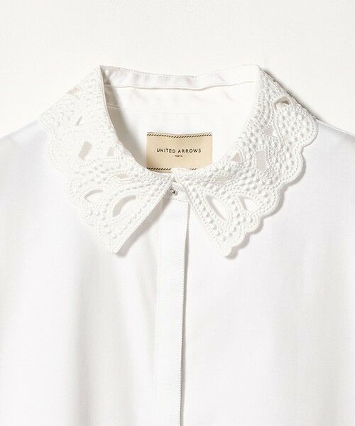 UNITED ARROWS / ユナイテッドアローズ シャツ・ブラウス | エンブロイダリー シャツ ブラウス 4WAY | 詳細1