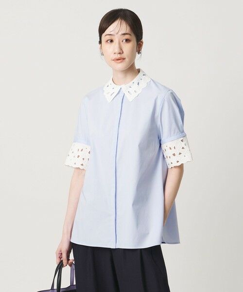 UNITED ARROWS / ユナイテッドアローズ シャツ・ブラウス | エンブロイダリー シャツ ブラウス 4WAY | 詳細6