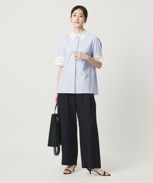 UNITED ARROWS / ユナイテッドアローズ シャツ・ブラウス | エンブロイダリー シャツ ブラウス 4WAY | 詳細7
