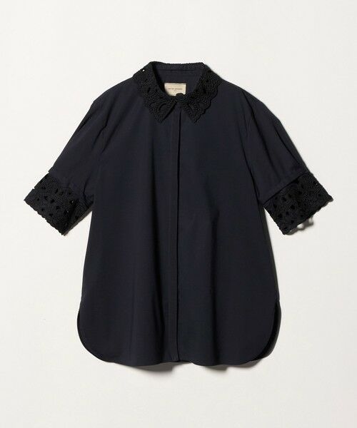UNITED ARROWS / ユナイテッドアローズ シャツ・ブラウス | エンブロイダリー シャツ ブラウス 4WAY（NAVY）