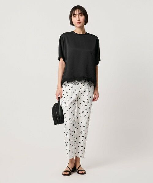 UNITED ARROWS / ユナイテッドアローズ シャツ・ブラウス | サテン レース コンビ ブラウス | 詳細10