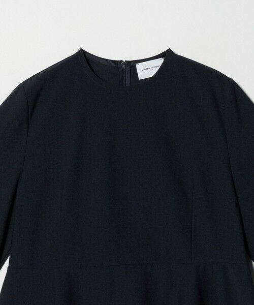 UNITED ARROWS / ユナイテッドアローズ カットソー | ５分袖 ペプラム Tシャツ ‐吸水速乾‐ | 詳細4