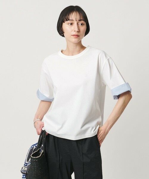 UNITED ARROWS / ユナイテッドアローズ カットソー | ターン アップ カットソー | 詳細1
