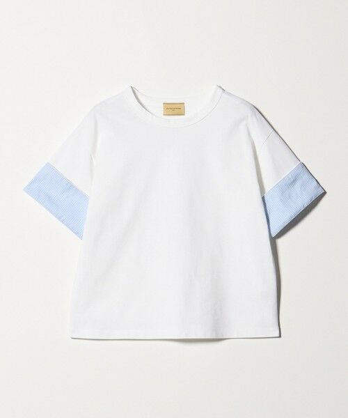UNITED ARROWS / ユナイテッドアローズ カットソー | ターン アップ カットソー（WHITE）