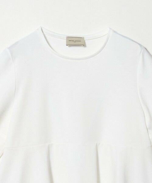UNITED ARROWS / ユナイテッドアローズ カットソー | ポンチ ペプラム ショートスリーブ カットソー | 詳細1