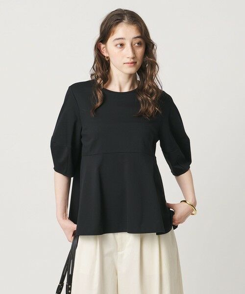 UNITED ARROWS / ユナイテッドアローズ カットソー | ポンチ ペプラム ショートスリーブ カットソー | 詳細7
