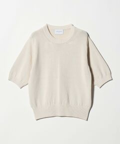 UNITED ARROWS / ユナイテッドアローズ ニット・セーター | クルーネック ベーシック ショートスリーブ ニット ‐ウォッシャブル‐