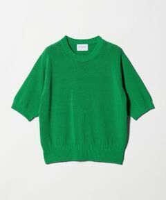UNITED ARROWS / ユナイテッドアローズ ニット・セーター | クルーネック ベーシック ショートスリーブ ニット ‐ウォッシャブル‐
