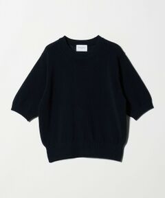 UNITED ARROWS / ユナイテッドアローズ ニット・セーター | クルーネック ベーシック ショートスリーブ ニット ‐ウォッシャブル‐